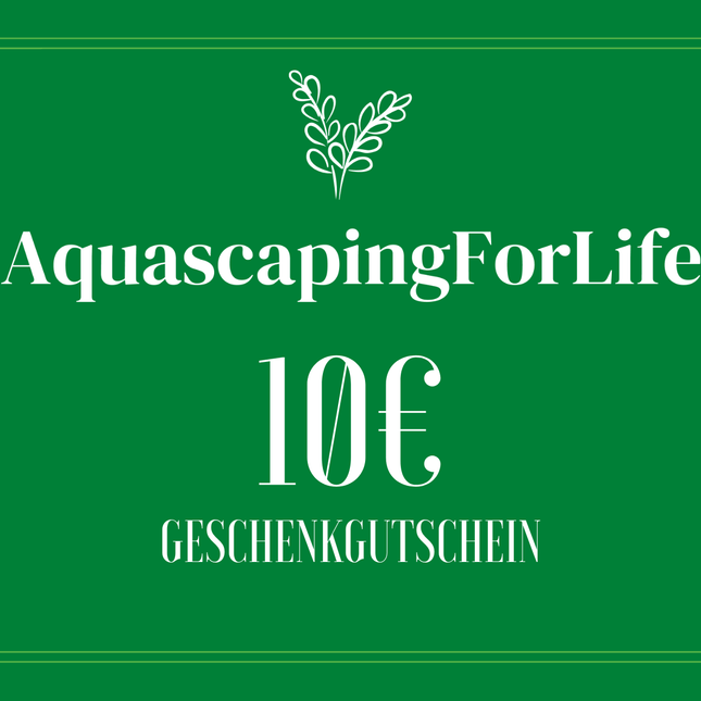 AquascapingForLife - Gutschein - AquascapingForLife